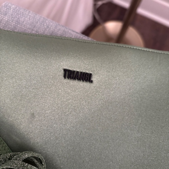 NWT - Triangl Green Sparkle Bikini - Picture 6 of 7